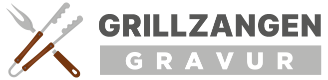 Grillzange mit Gravur
